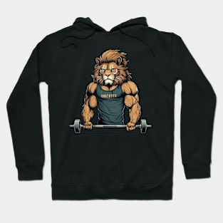 lion at gym Hoodie